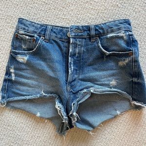 ZARA DENIM SHORTS!!